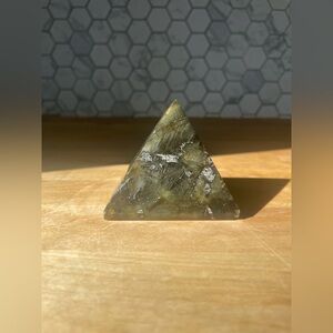 Polished Labradorite Green Pyramid